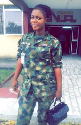Meet Nigeria's Sexiest Female Army Officer (See Photos)