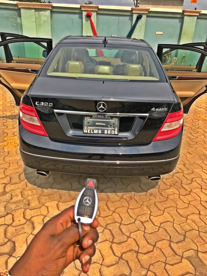 Nigerian Guy gifts his 2go Girlfriend N15m Mercedes-Benz on her Birthday