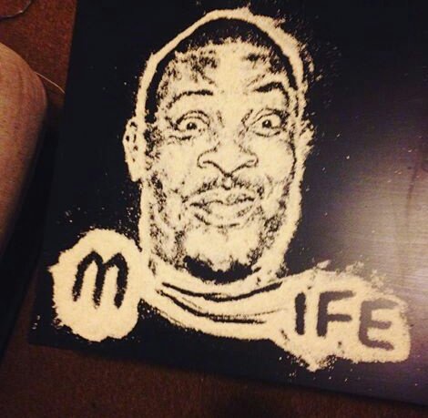 Talented Nigerian Artist Creates Portrait of Don Jazzy with Garri