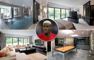 Paul Pogba's £2.9 Million Mansion (See Photos)