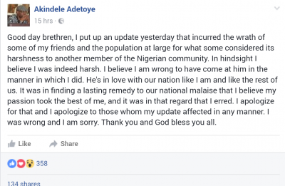 Professor who Attacked 2Baba on Planned Nationwide Protest Finally Apologises