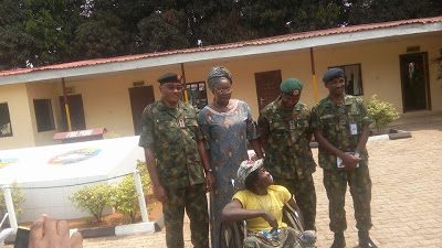 Army Commanders Meet with Crippled Man Beaten by Soldiers