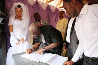 BBNaija : Gifty's Husband's Cousin Exposes her, Shares Wedding Pictures