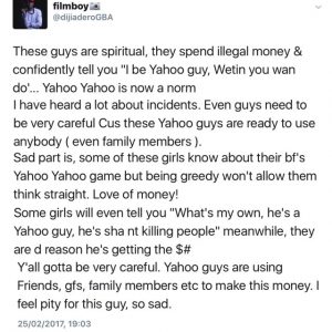 Girl Bleeds After Spending Time with her Yahoo Yahoo Boyfriend