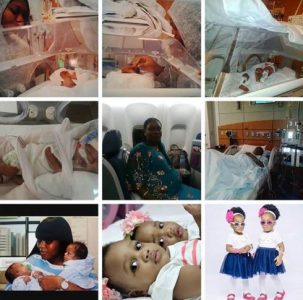 "God is alive and can never fail" Woman Writes her Miracle twin girls, whom she had after 7 Miscarriages