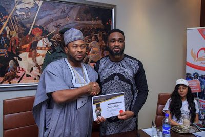 Tonto Dikeh's husband Pictured with Singer & Rosaline Meurer as Praiz becomes Big Church Ambassador (See Photos)