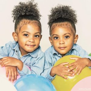 Meet the Most Beautiful Identical Twins on the Internet, their Nigerian Mum & Irish Dad