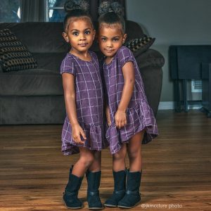 Meet the Most Beautiful Identical Twins on the Internet, their Nigerian Mum & Irish Dad