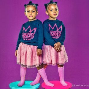 Meet the Most Beautiful Identical Twins on the Internet, their Nigerian Mum & Irish Dad