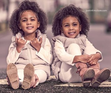 Meet the Most Beautiful Identical Twins on the Internet, their Nigerian Mum & Irish Dad