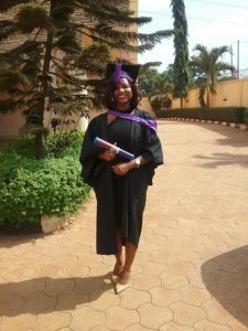 Lady graduates with First Class in Civil Engineering from Nnamdi Azikwe University