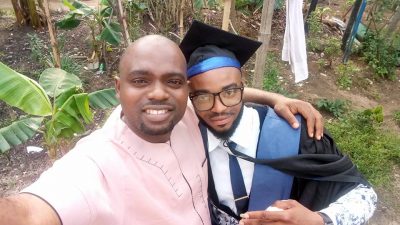 "A Dream Fulfilled" Nigerian Good Samaritan Sold his Car to Sponsor an Orphan he met during his NYSC, in the University