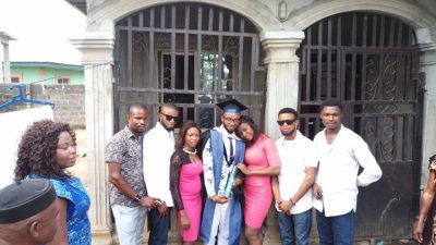 "A Dream Fulfilled" Nigerian Good Samaritan Sold his Car to Sponsor an Orphan he met during his NYSC, in the University