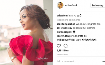 Oritsefemi Secretly got Married yesterday, See wife's Photos