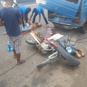 the Accident that occurred on 3rd Mainland bridge this afternoon