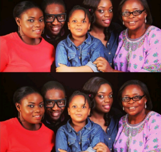 Wow !! See this Cute Photo of Efe and Bisola’s beautiful daughter, Leyla