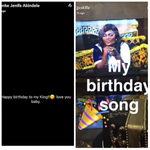 See how Funke Akindle Surprised her Husband JJC Skillz on his 40th Birthday