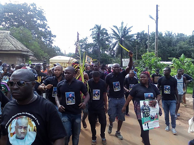 Photos from burial Ceremony of U.S Army Veteran killed by Gunmen in Imo State