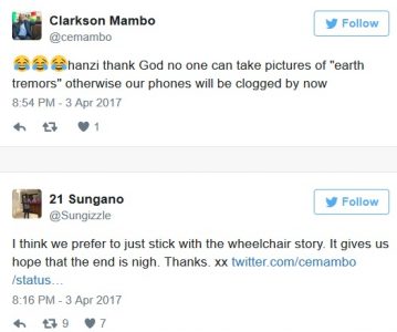 Twitter Users Ridicule President Mugabe Who's Allegedly Ruling from a Wheelchair