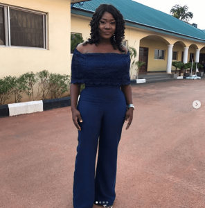 Actress, Mercy Johnson and her Figure 8 Rocks Jumpsuit (See Photos)