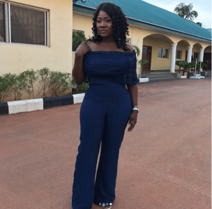 Actress, Mercy Johnson and her Figure 8 Rocks Jumpsuit (See Photos)