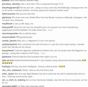 BBNaija: What? Tboss couldn't recite the national Anthem, Nigerians and her fans React