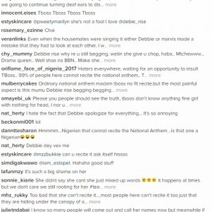 BBNaija: What? Tboss couldn't recite the national Anthem, Nigerians and her fans React