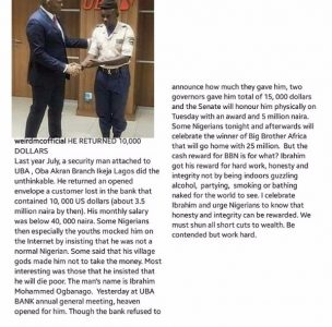 'Guzzling alcohol, Partying & bathing neked' - Weird MC comes for BBNaija